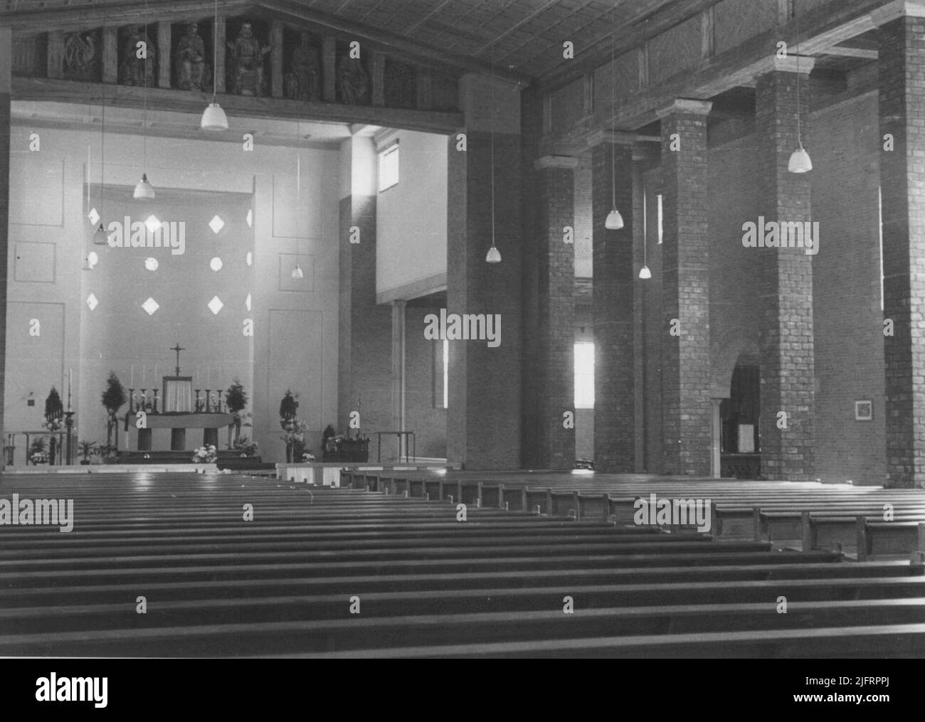 The interior in the St. Dominicus church Stock Photo - Alamy