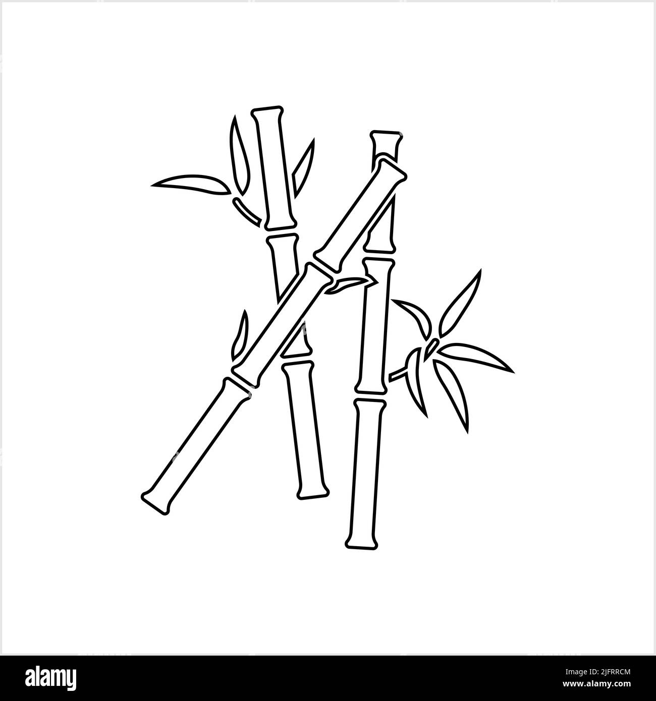 Bamboo Tree Icon Vector Art Illustration Stock Vector Image & Art - Alamy