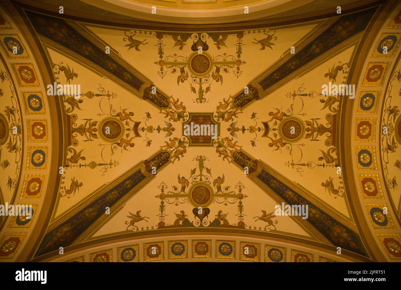 Hungary, Budapest, State Opera House, interior, foyer, Stock Photo
