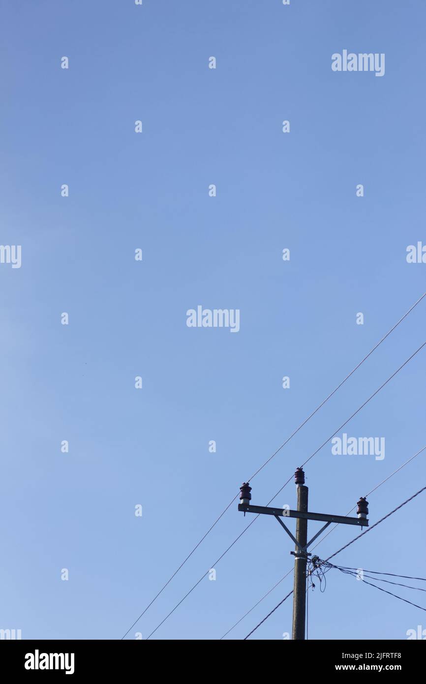 Electric wires lantern on pole hi-res stock photography and images - Alamy