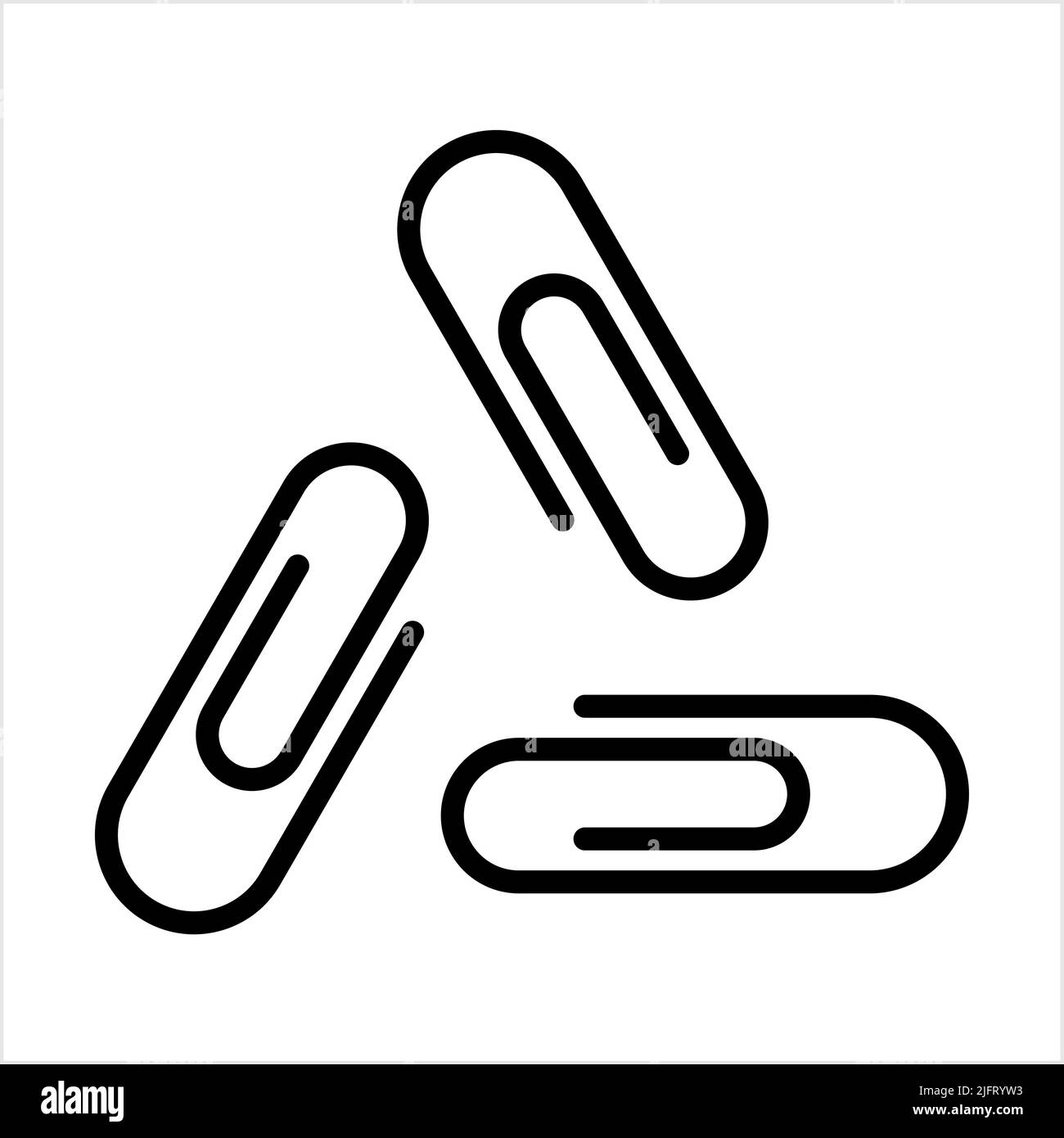 Paper Clip Icon Vector Art Illustration Stock Vector Image & Art Alamy