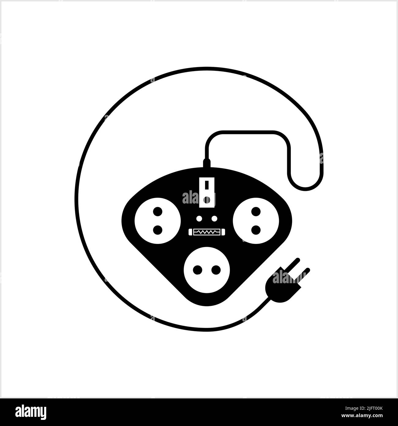 Extension Cord Icon Vector Art Illustration Stock Vector Image & Art