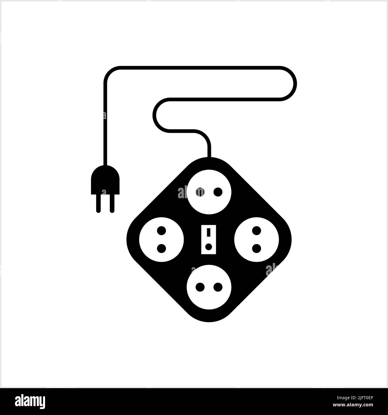 Extension Cord Icon Vector Art Illustration Stock Vector Image & Art