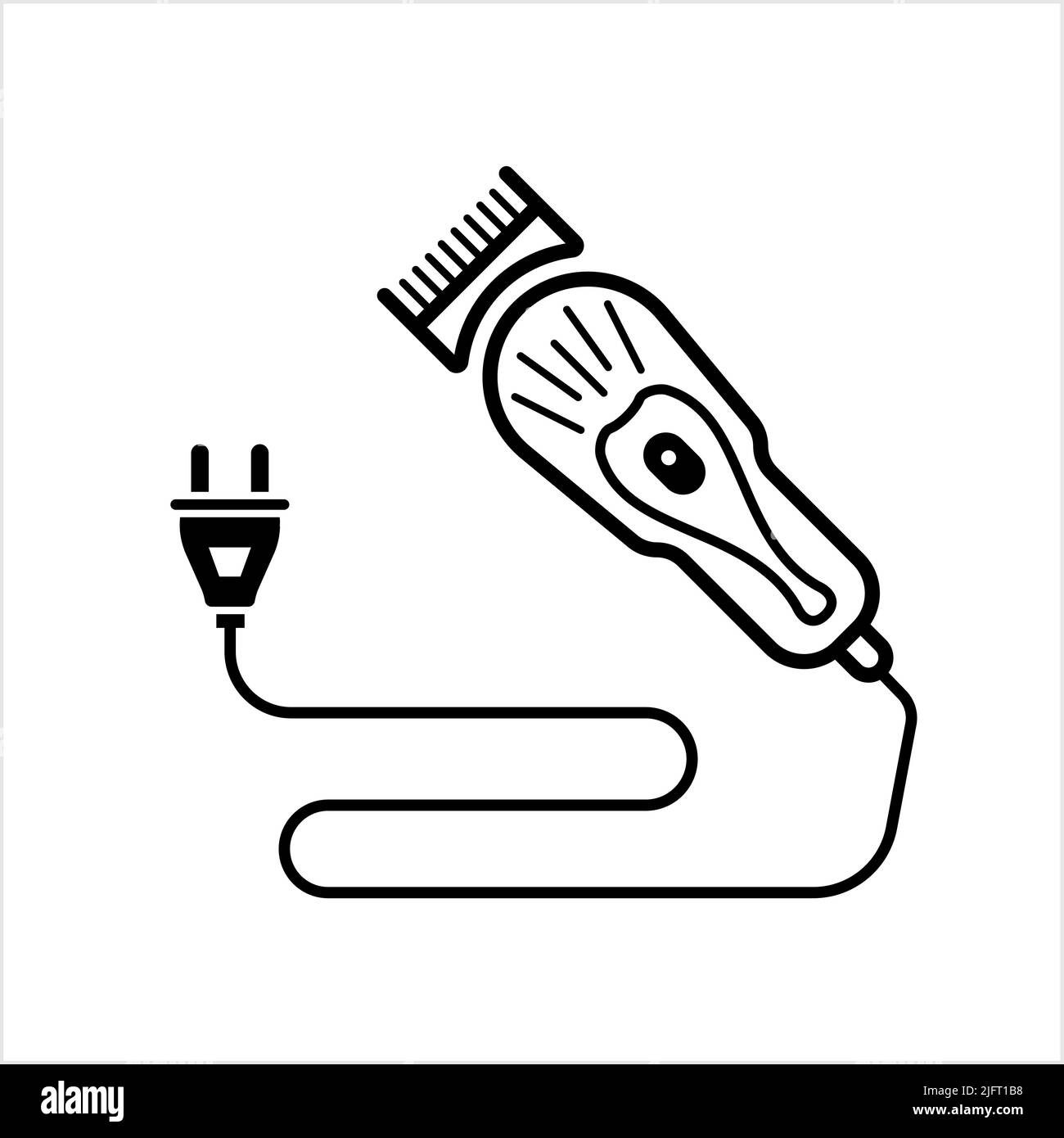 Hair Clipper Icon Vector Art Illustration Stock Vector Image & Art Alamy