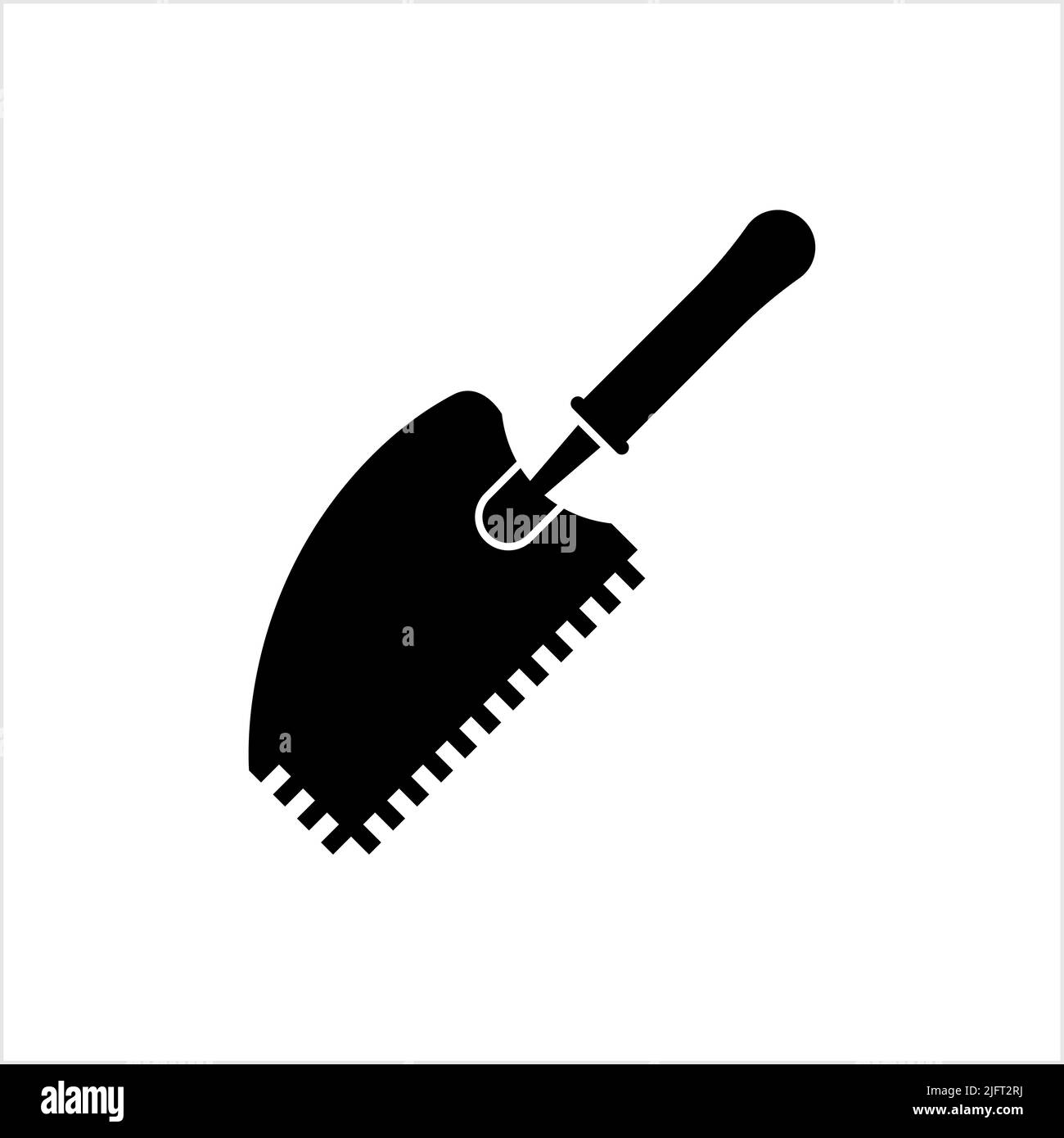 Trowel Icon, Trowel Vector Art Illustration Stock Vector Image & Art ...
