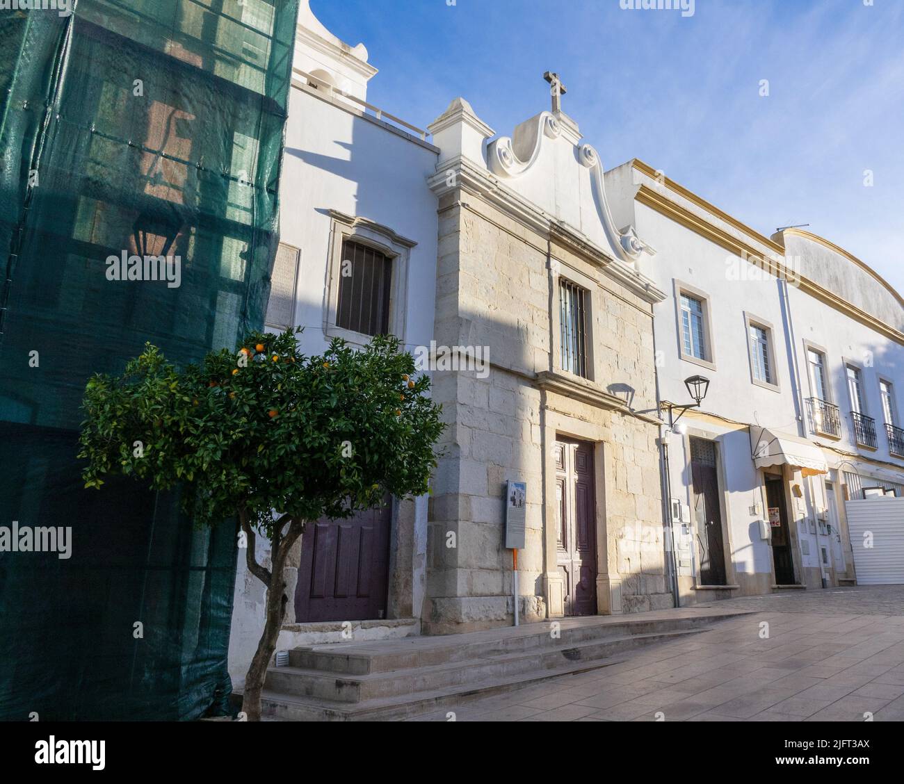 The Small Church Of Our Lady of Conception (Nossa Senhora da Conceição) In Loule Portugal Stock Photo