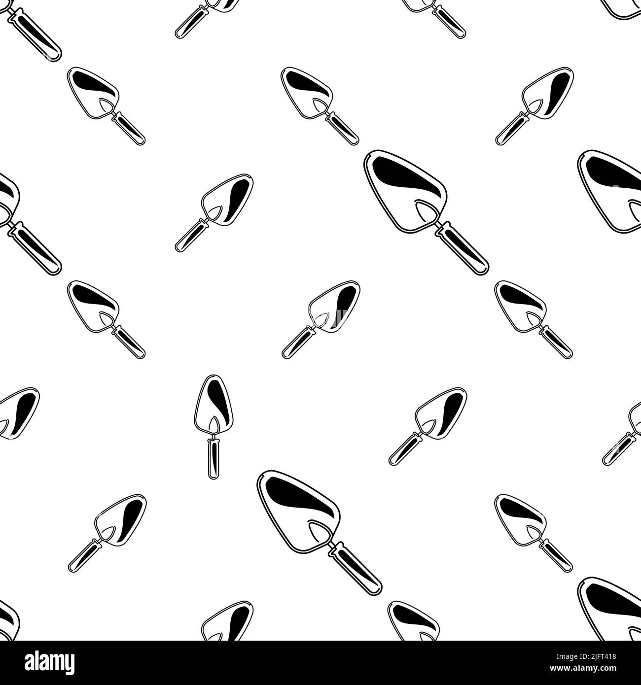Trowel for tile Stock Vector Images - Alamy