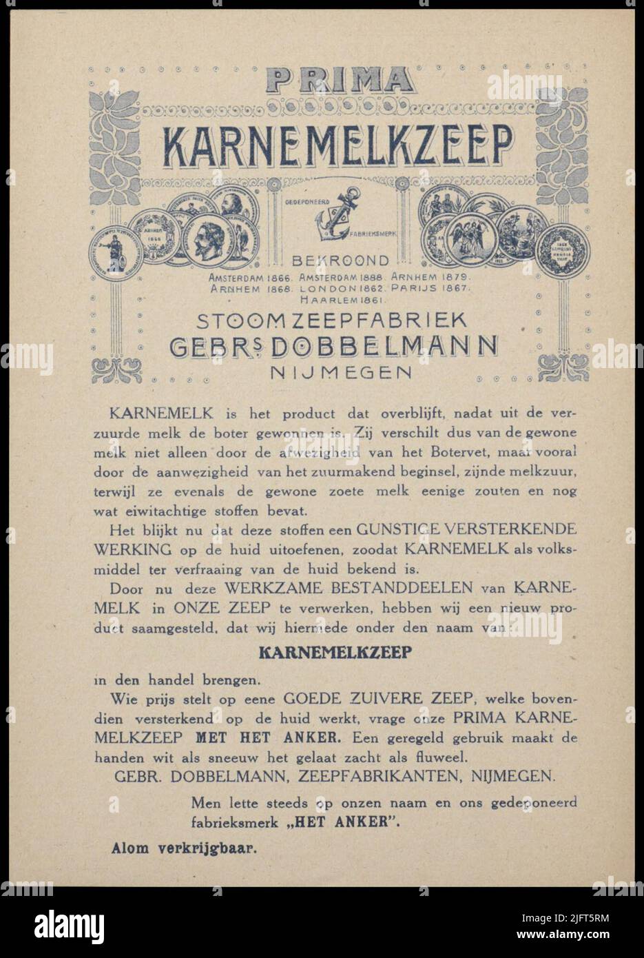 Great buttermilk soap steam soap factory Gebrs. Dobbelmannnijmenalom