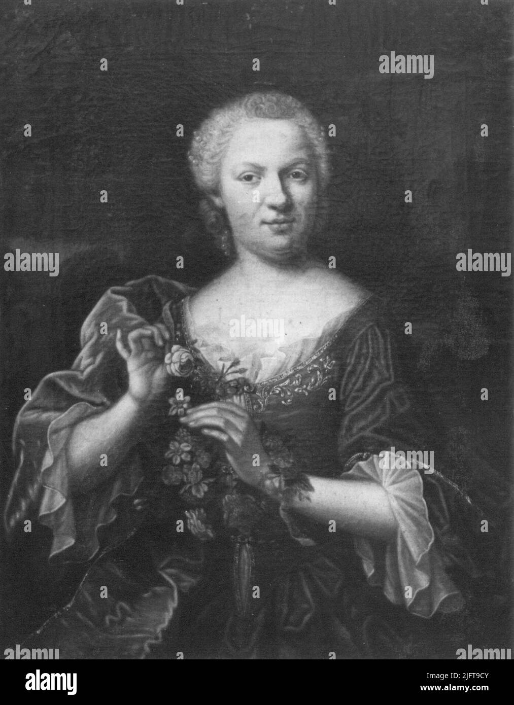 Theodorus Caenen: Margaretha van Leeuwen-Sive, wife of Mayor Jan van Leeuwen Stock Photo