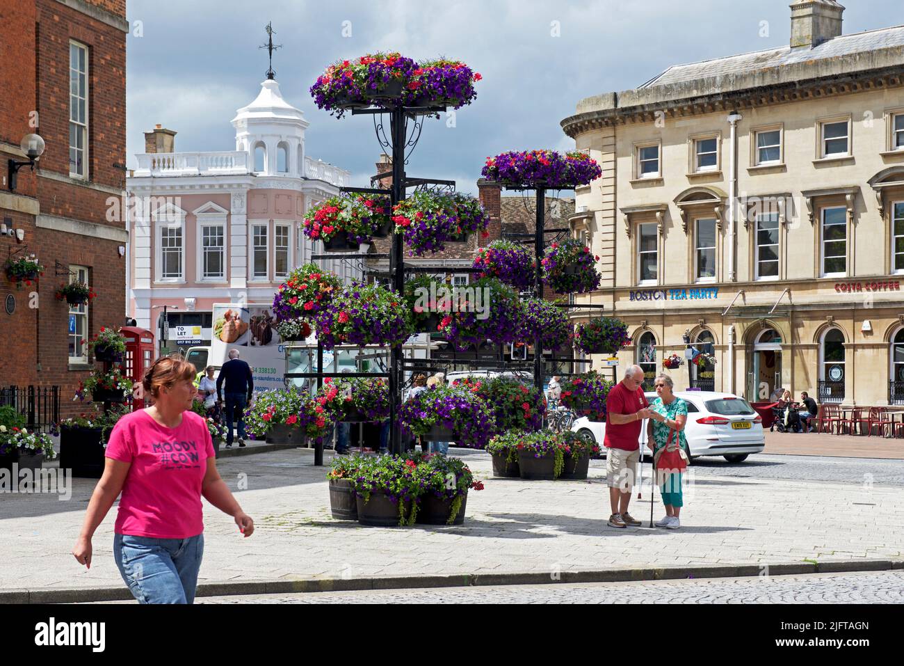 The town centre, Taunton, Somerset, England UK Stock Photo