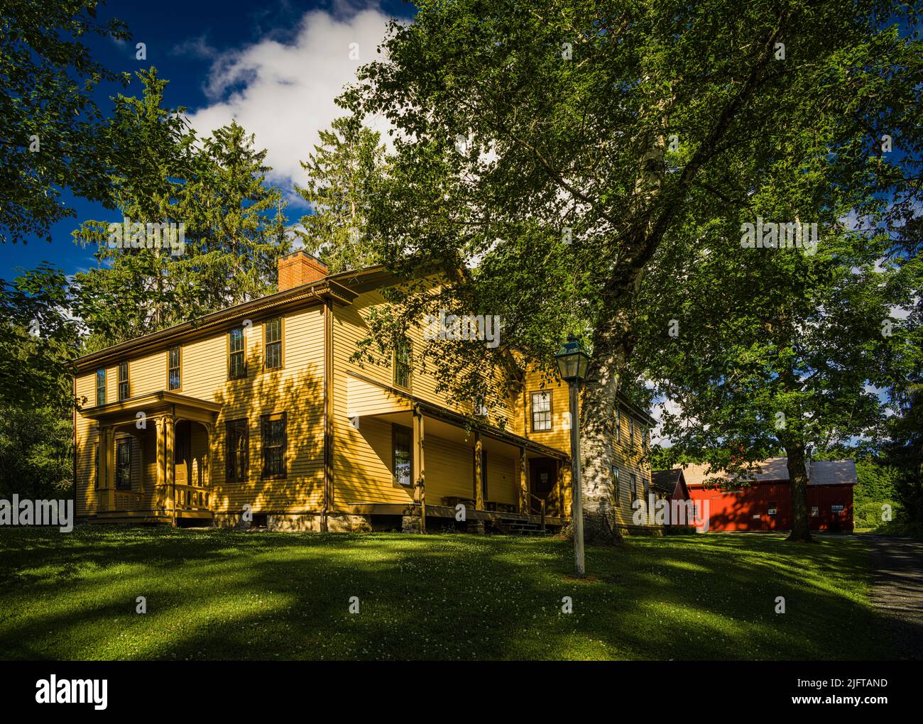 Arrowhead (Herman Melville House)  Pittsfield, Massachusetts, USA Stock Photo