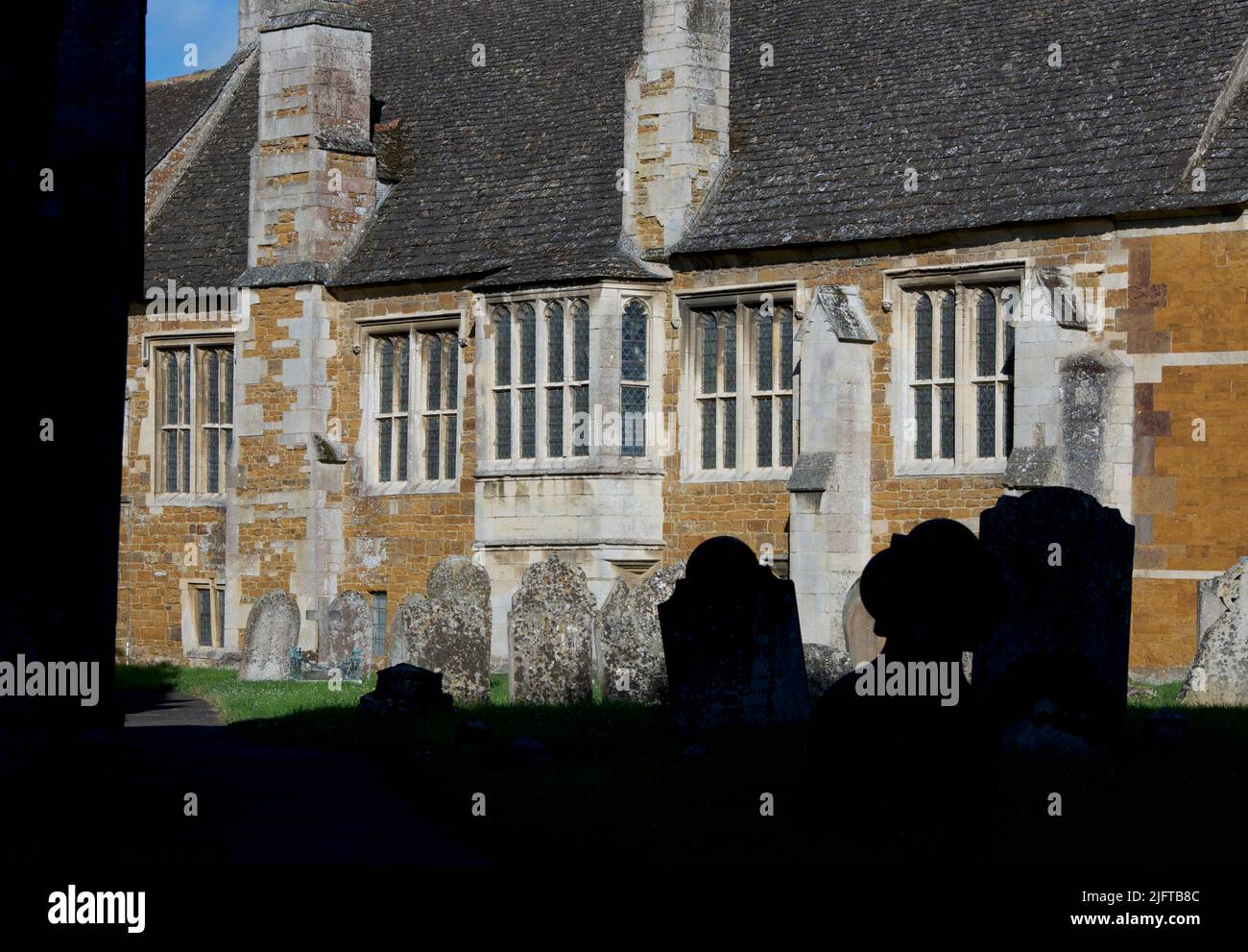 The Bede House in the village of Lyddington,Rutland, England UK Stock Photo