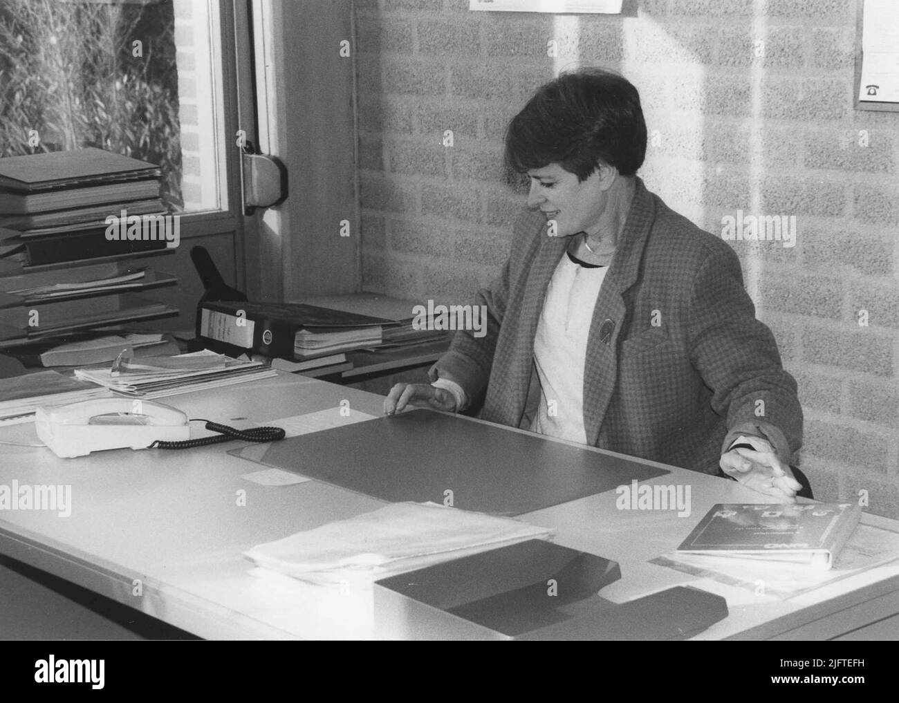 Administrative assistant Black and White Stock Photos & Images - Alamy