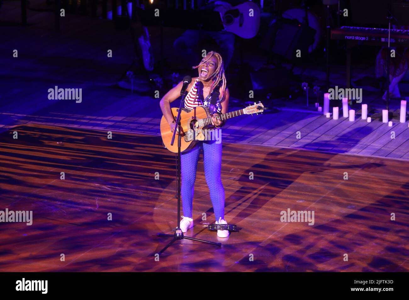 New York, NY, USA. 3rd July, 2022. Chanese Elifé on stage during Little