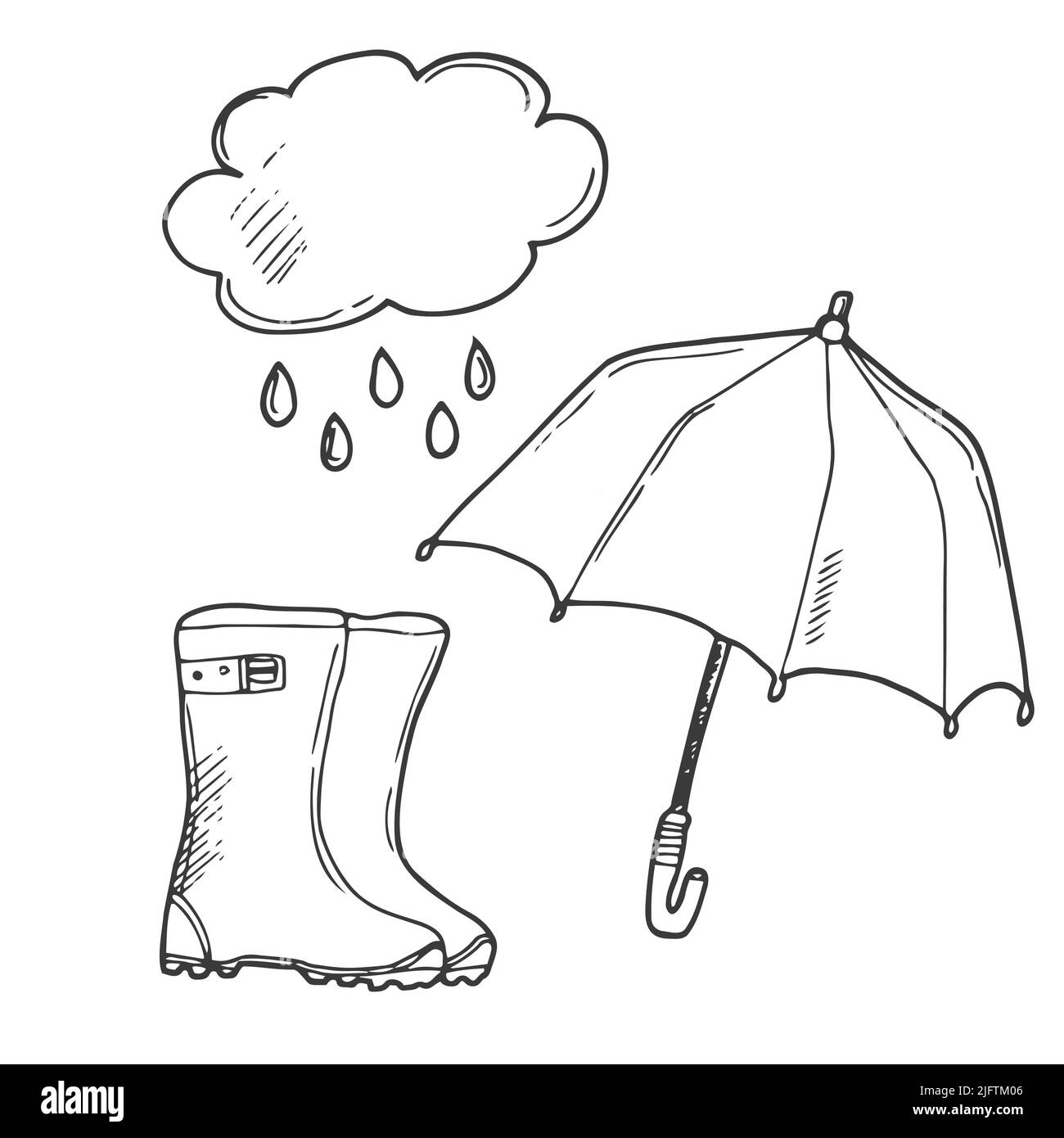 Rainy day cartoon Black and White Stock Photos & Images - Alamy Rainy day cartoon Black and White Stock Photos & Images - Alamy