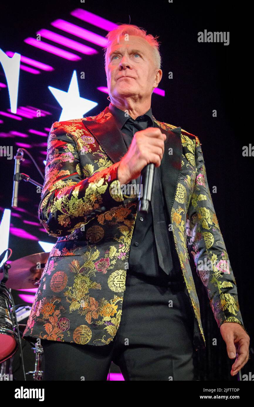 Toronto, Canada - 04 Jul 2022, Martin Fry, lead singer of the English ...