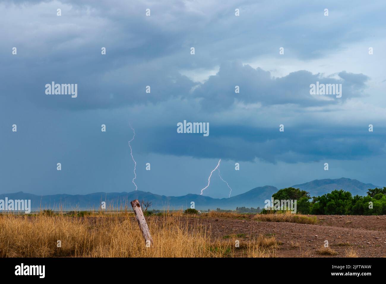 Monsoon Season in Southern Arizona Stock Photo Alamy