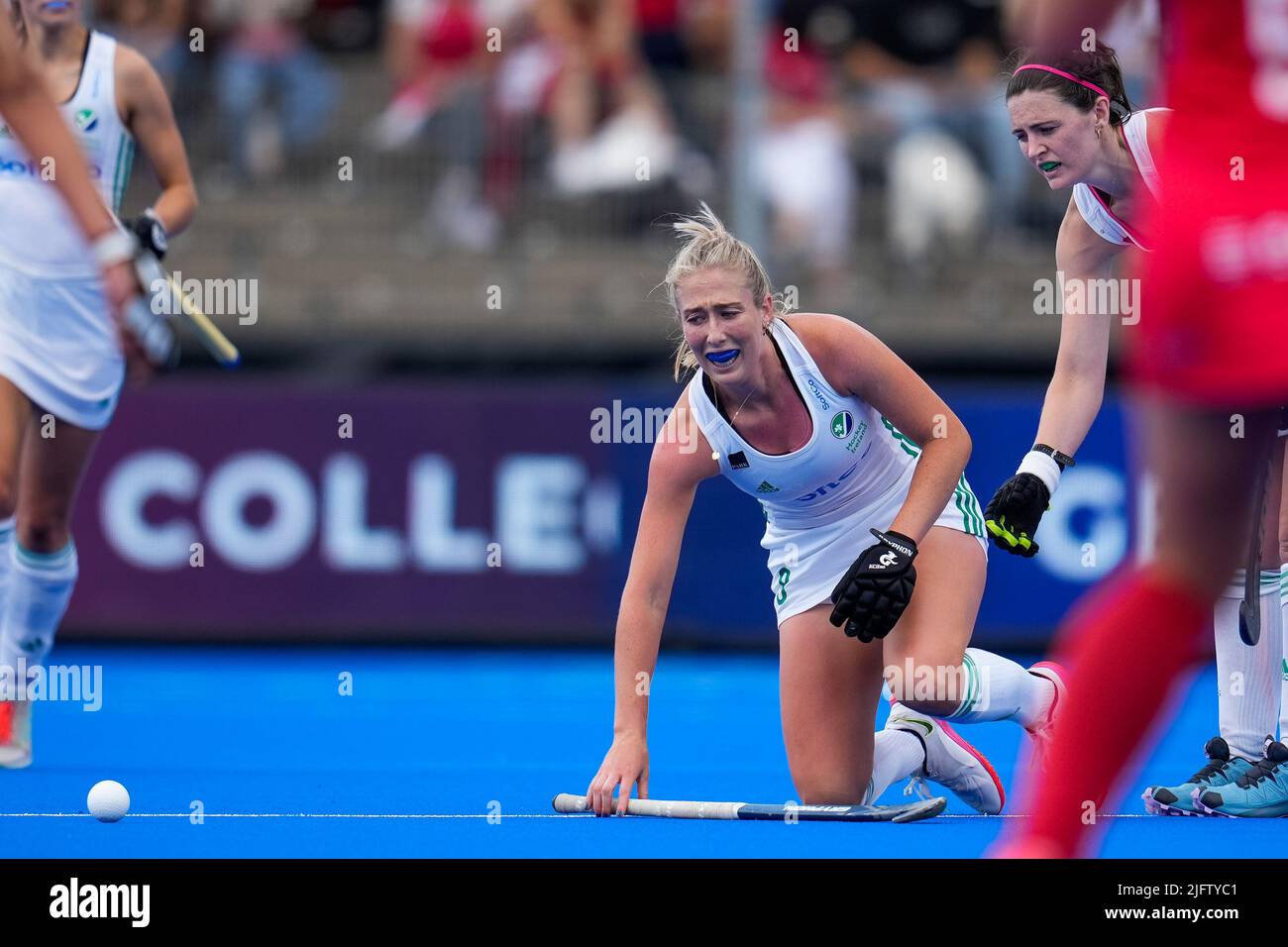 AMSTELVEEN, NETHERLANDS JULY 5 Sarah Hawkshaw of Ireland during the