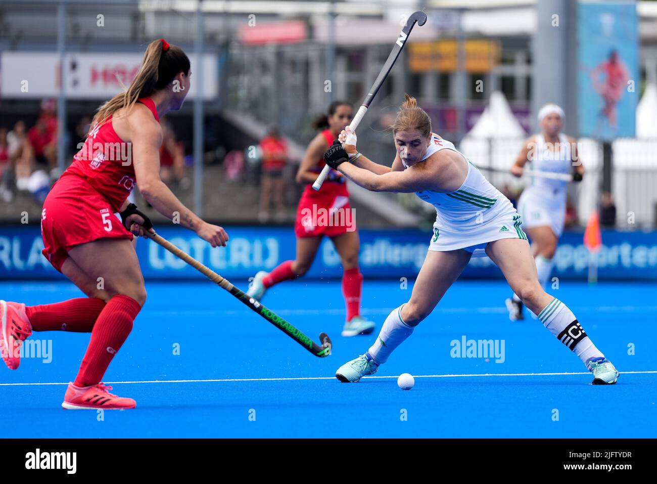 AMSTELVEEN, NETHERLANDS JULY 5 Kathryn Mullan of Ireland during the