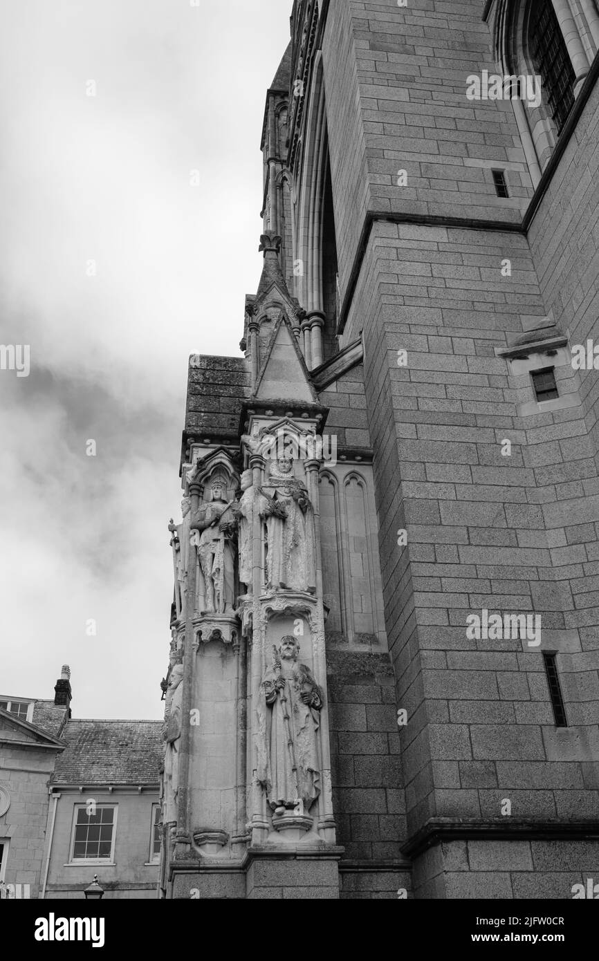 Truro Cathedral The Cathedral of the Blessed Virgin Mary, Truro Stock