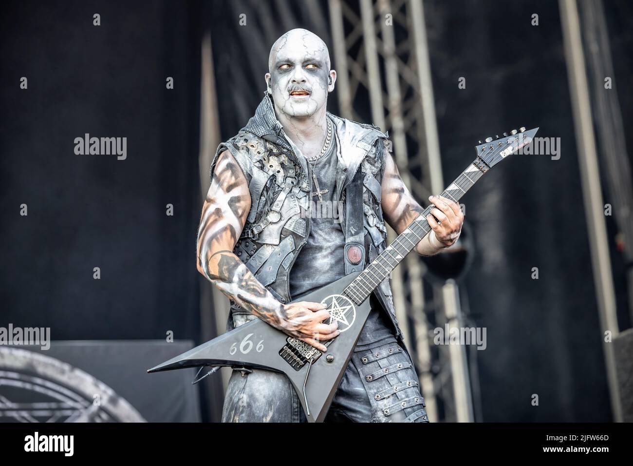 Shagrath of Dimmu Borgir performs on stage at the Tons of Rock News  Photo - Getty Images