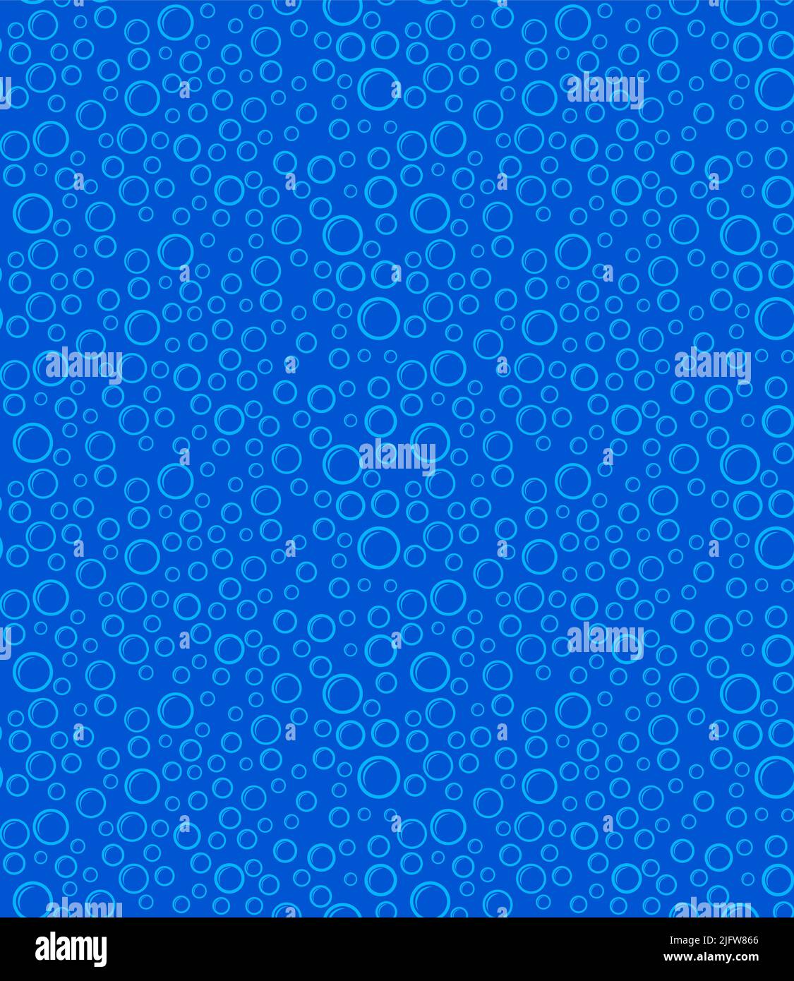 Bubble Icon Seamless Pattern Vector Art Illustration Stock Vector