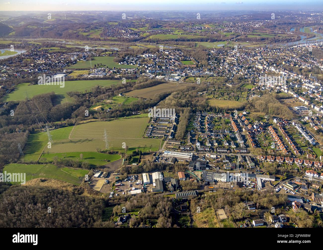 Wohnsiedlung am josephschacht im stadtteil linden in bochum hires