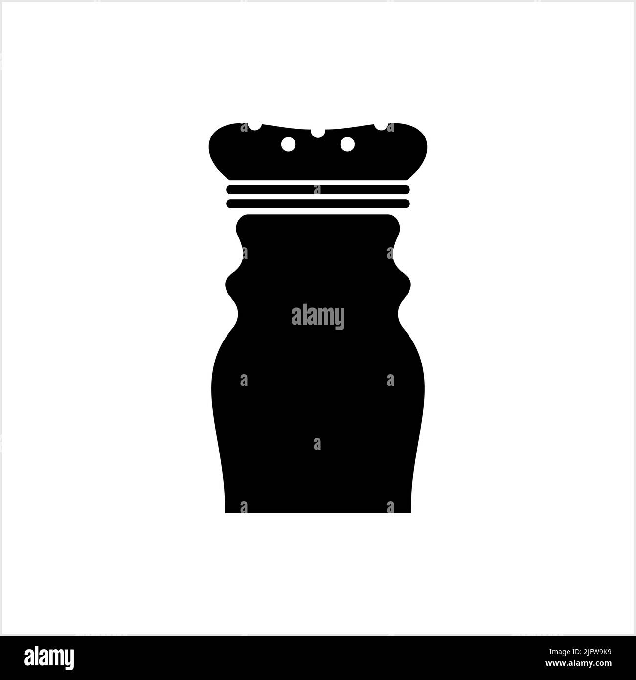 Salt And Pepper Shaker Vector Art Illustration Stock Vector Image & Art