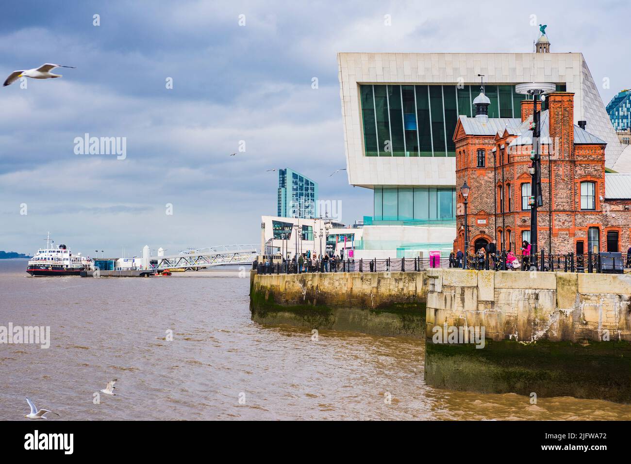 Pier Head. Liverpool Pilot Office, Museum of Liverpool and Mersey Ferry