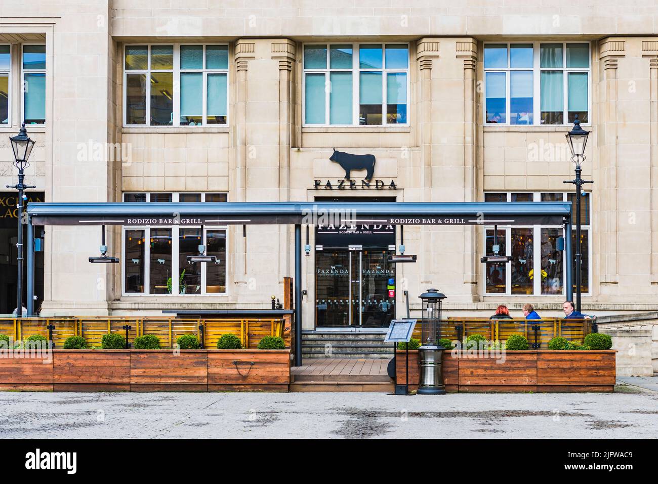 Fazenda, Rodizio Bar & Grill in Exchange Flags, Liverpool, Merseyside, Lancashire, England, United Kingdom Stock Photo