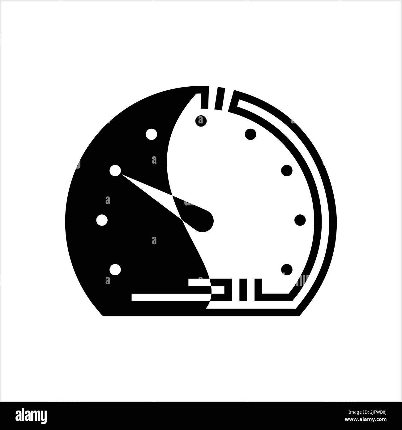 Speedometer Icon Design Vector Art Illustration Stock Vector Image ...