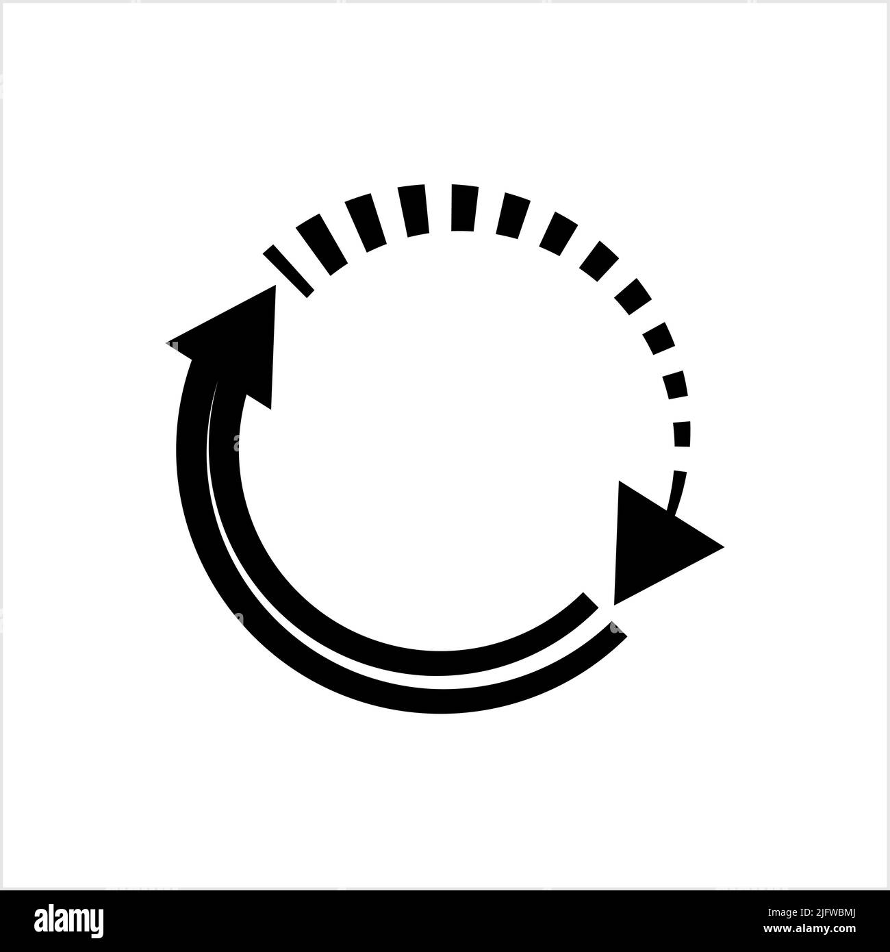Update Icon, Refresh, Repeat Icon Vector Art Illustration Stock Vector ...