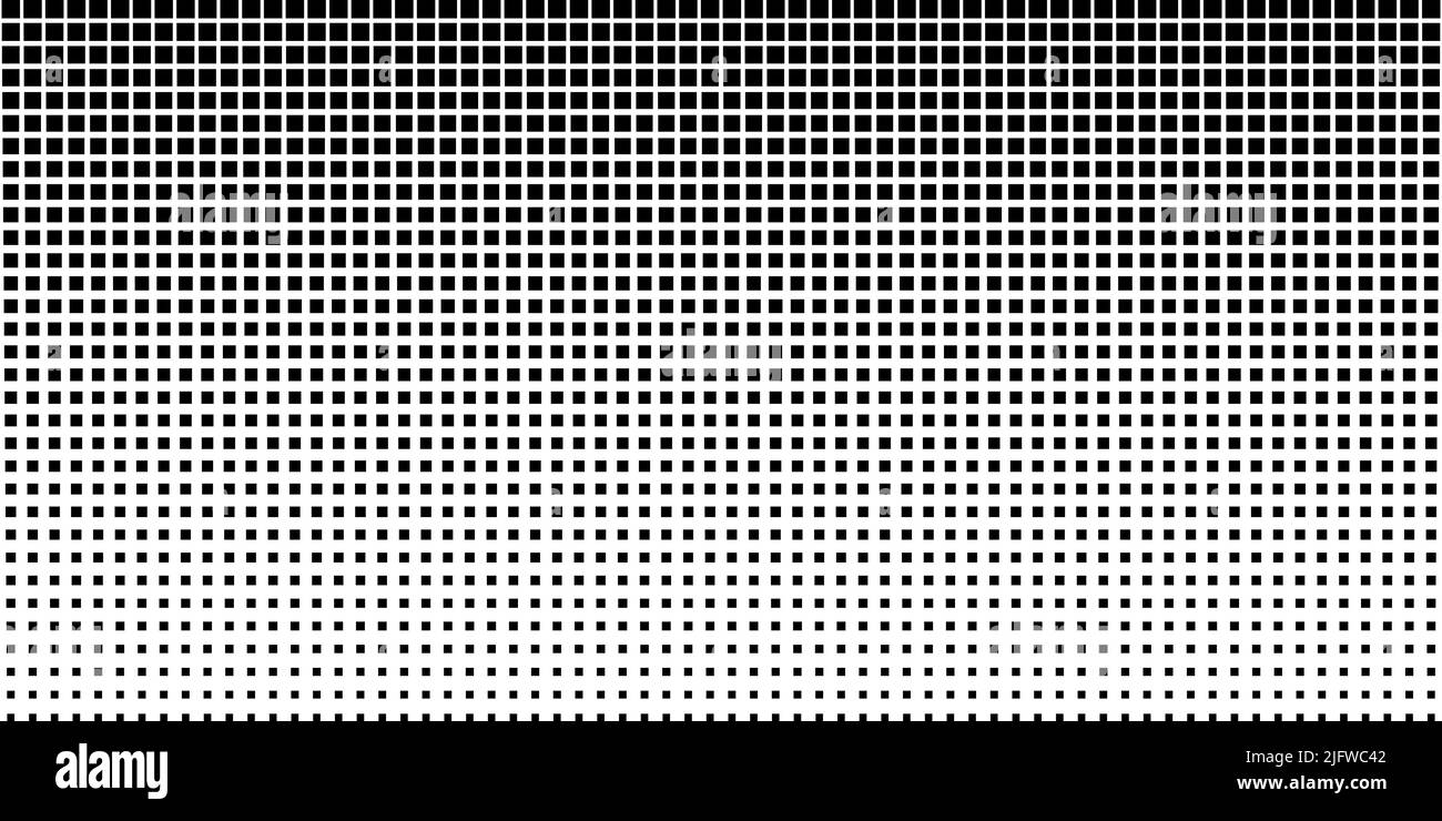 Square halftone effect background. black and white colors Stock Vector ...