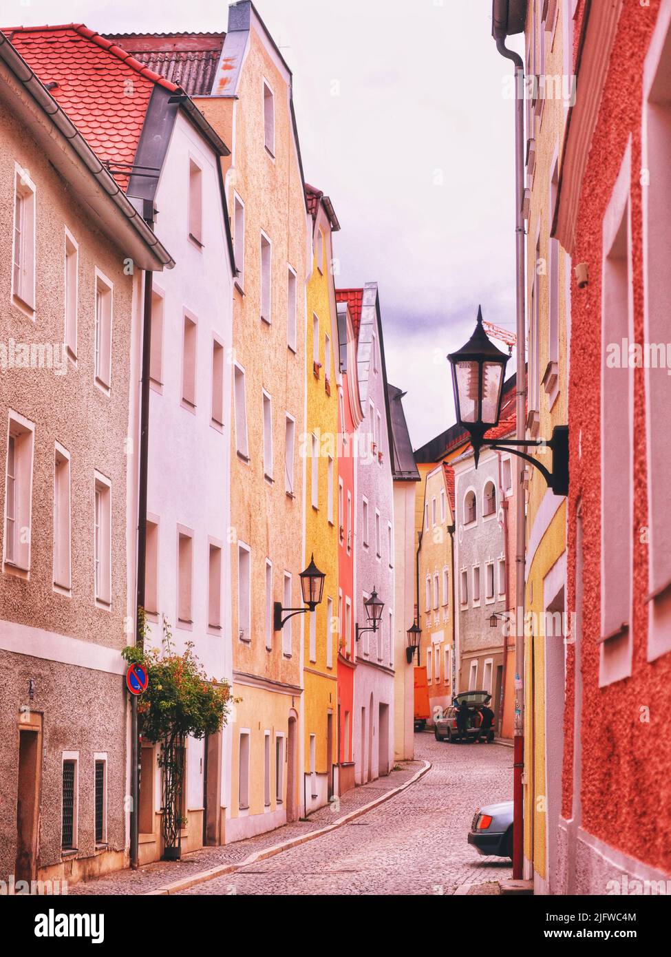 Residential street in passau hires stock photography and images Alamy