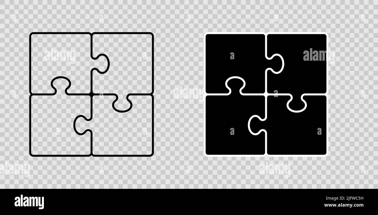 Puzzle icon set simple design Stock Vector Image & Art - Alamy