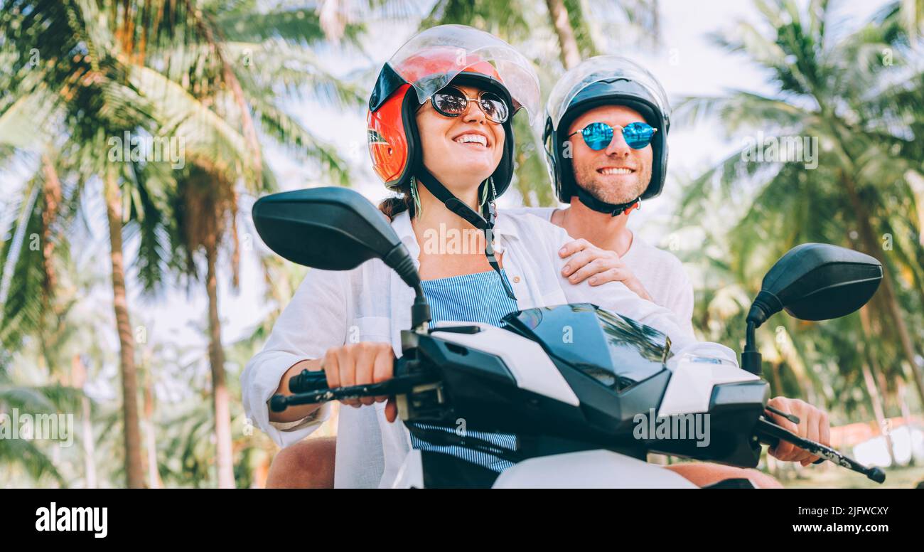 Motorcycle helmet and motorbike. Motorcycle safety. Samui , Tailand -  02.10.2020 Stock Photo - Alamy