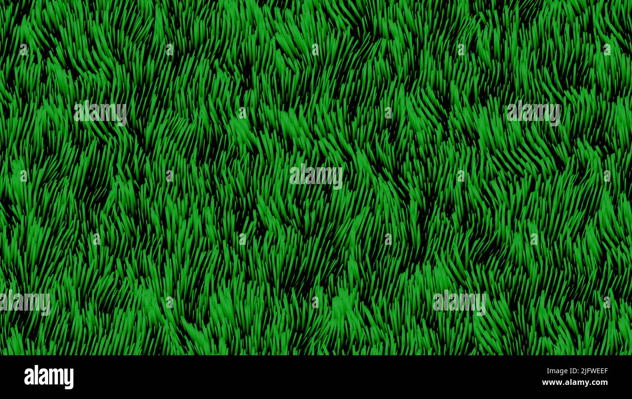 Animation of colorful swaying futuristic corals. Design. Abstract 3D underwater waving algae, motion graphics Stock Photo