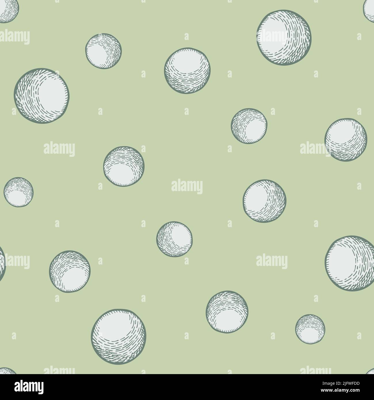 Ball engraved seamless pattern. Vintage sports elements for table tennis hand drawn style. Sketch texture for fabric, wallpaper, textile, print, title Stock Vector