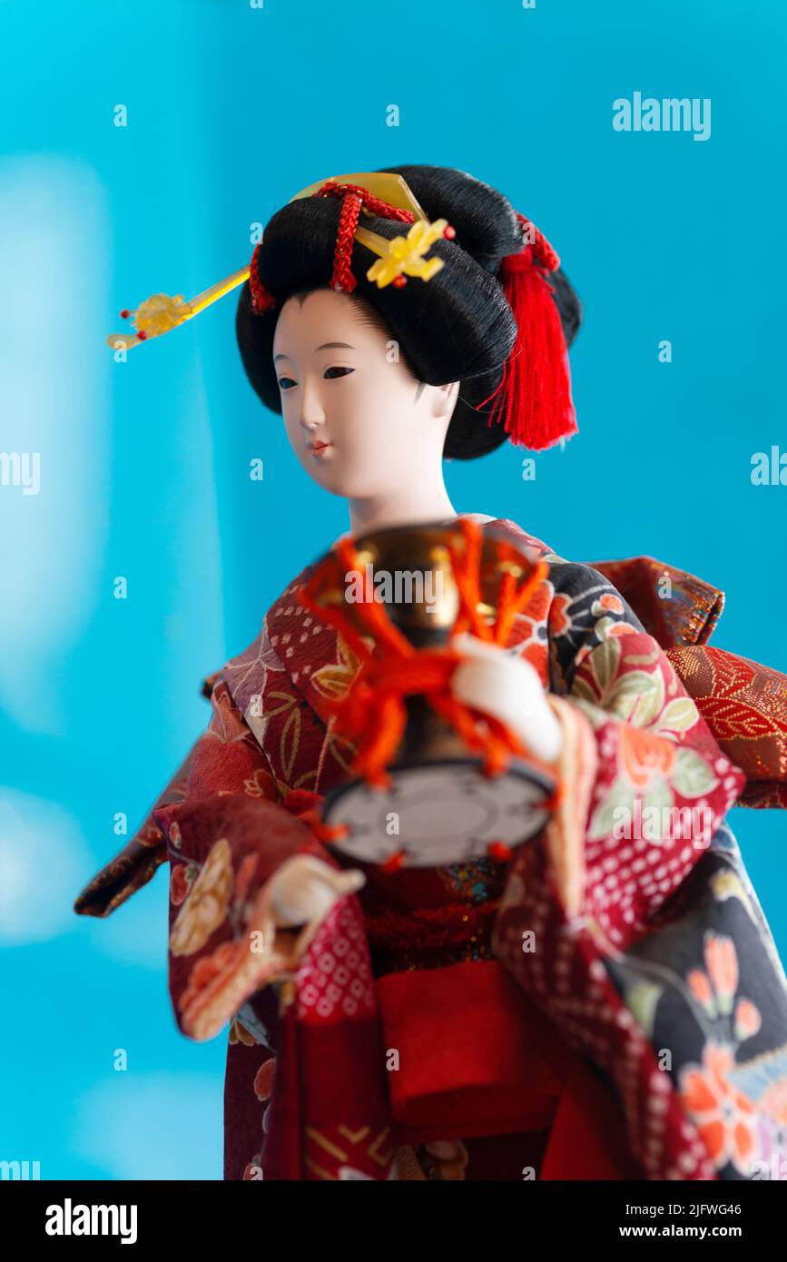 Exquisite japanische Kimono Puppe  Statue Geisha Figur Home Decor # 19 
