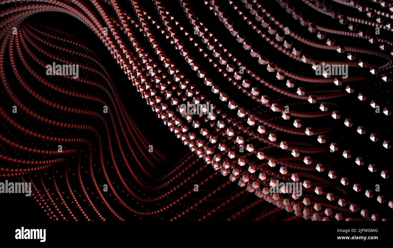 Bright loop.Design.A black background on which a large loop made of ...