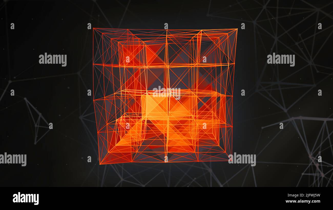 3d grid lines light rays hi-res stock photography and images - Alamy