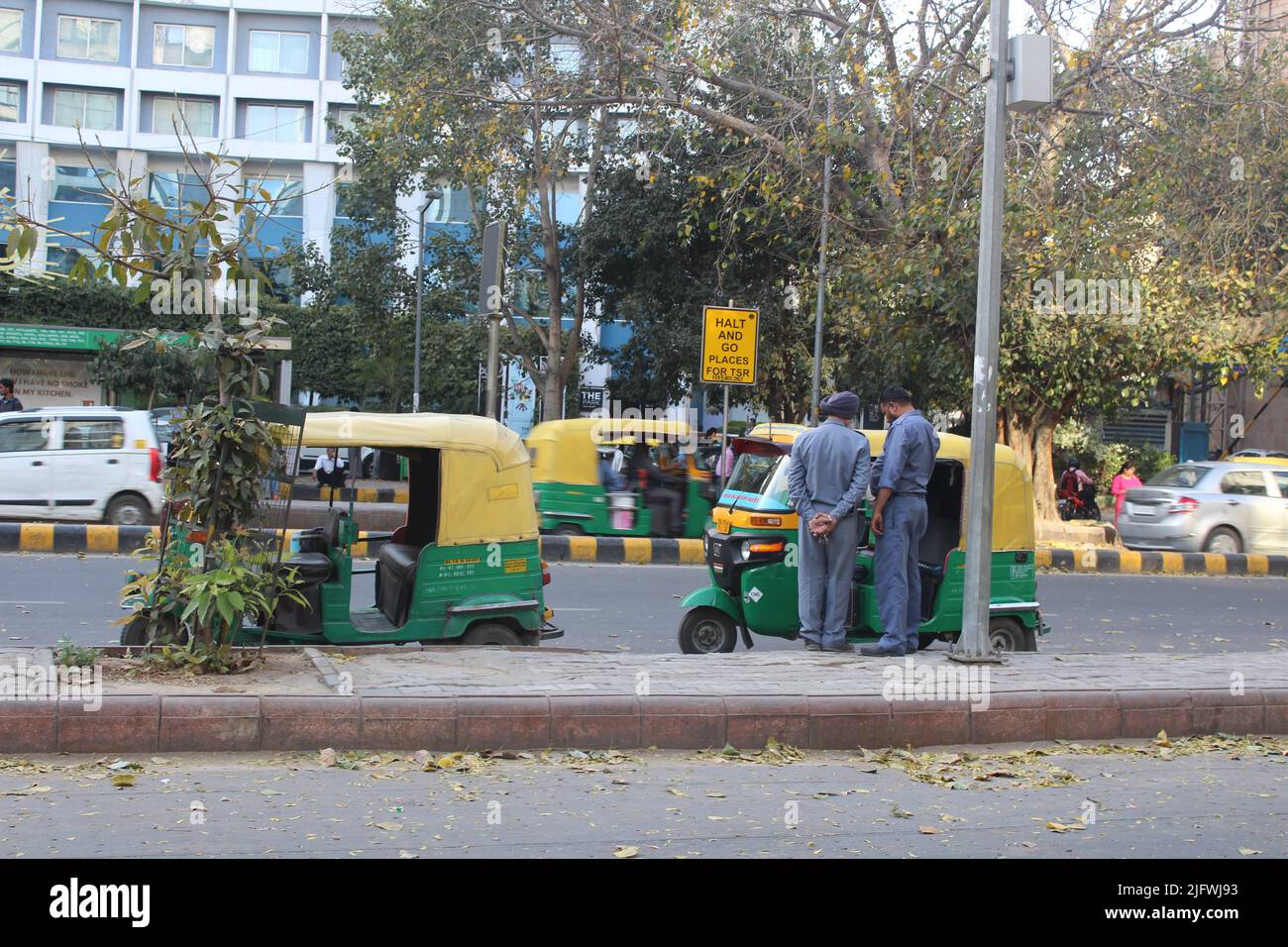Roads of CP, New Delhi, India Stock Photo