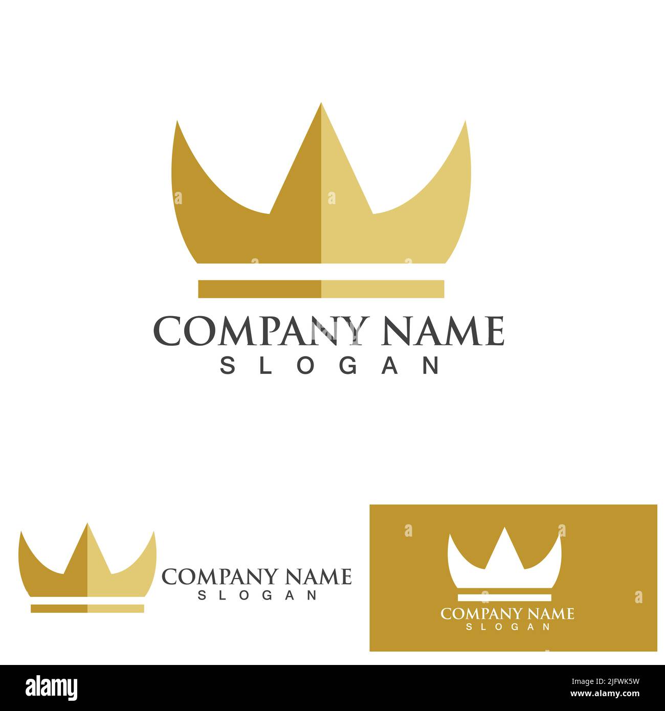 Crown Logo Template vector illustration Stock Vector Image & Art - Alamy