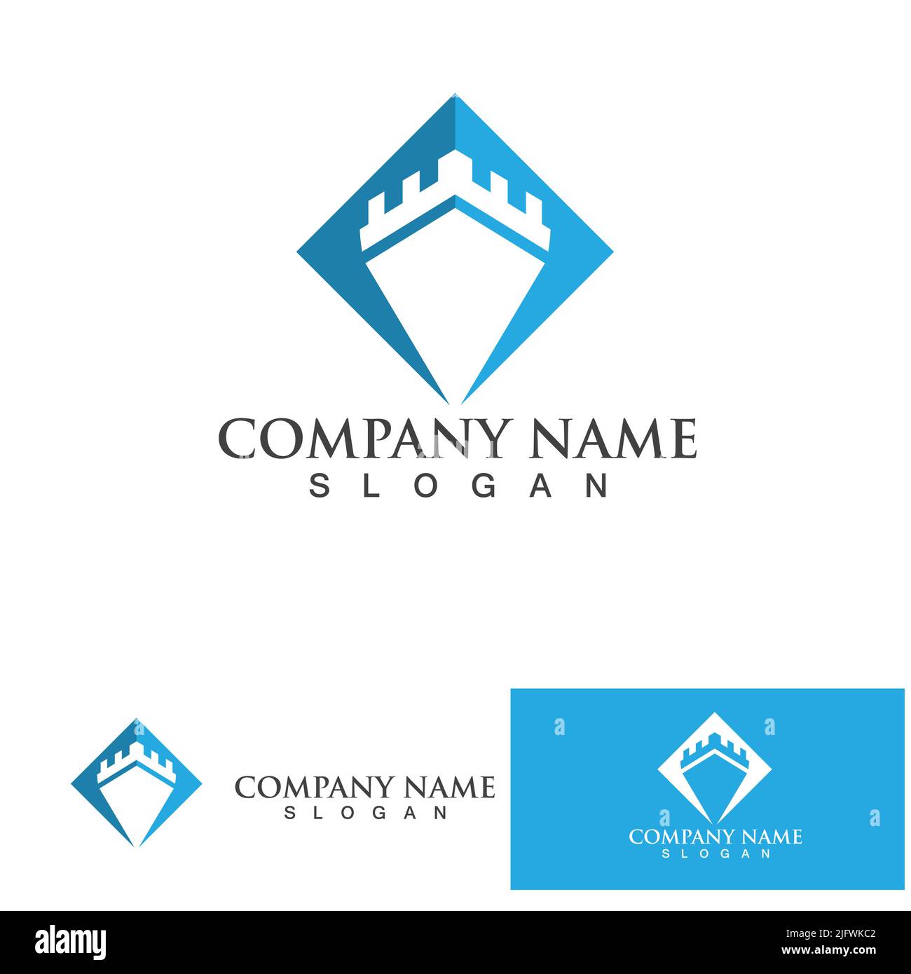 Fortress logo and symbol Stock Vector Image & Art - Alamy