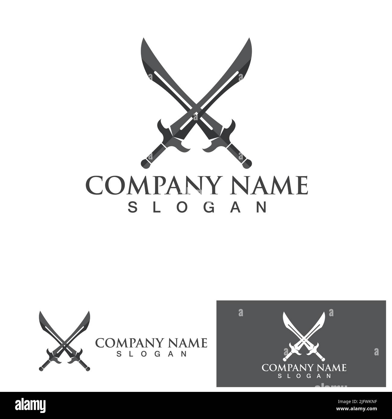 Sword game item vector symbol logo Stock Vector Image & Art - Alamy