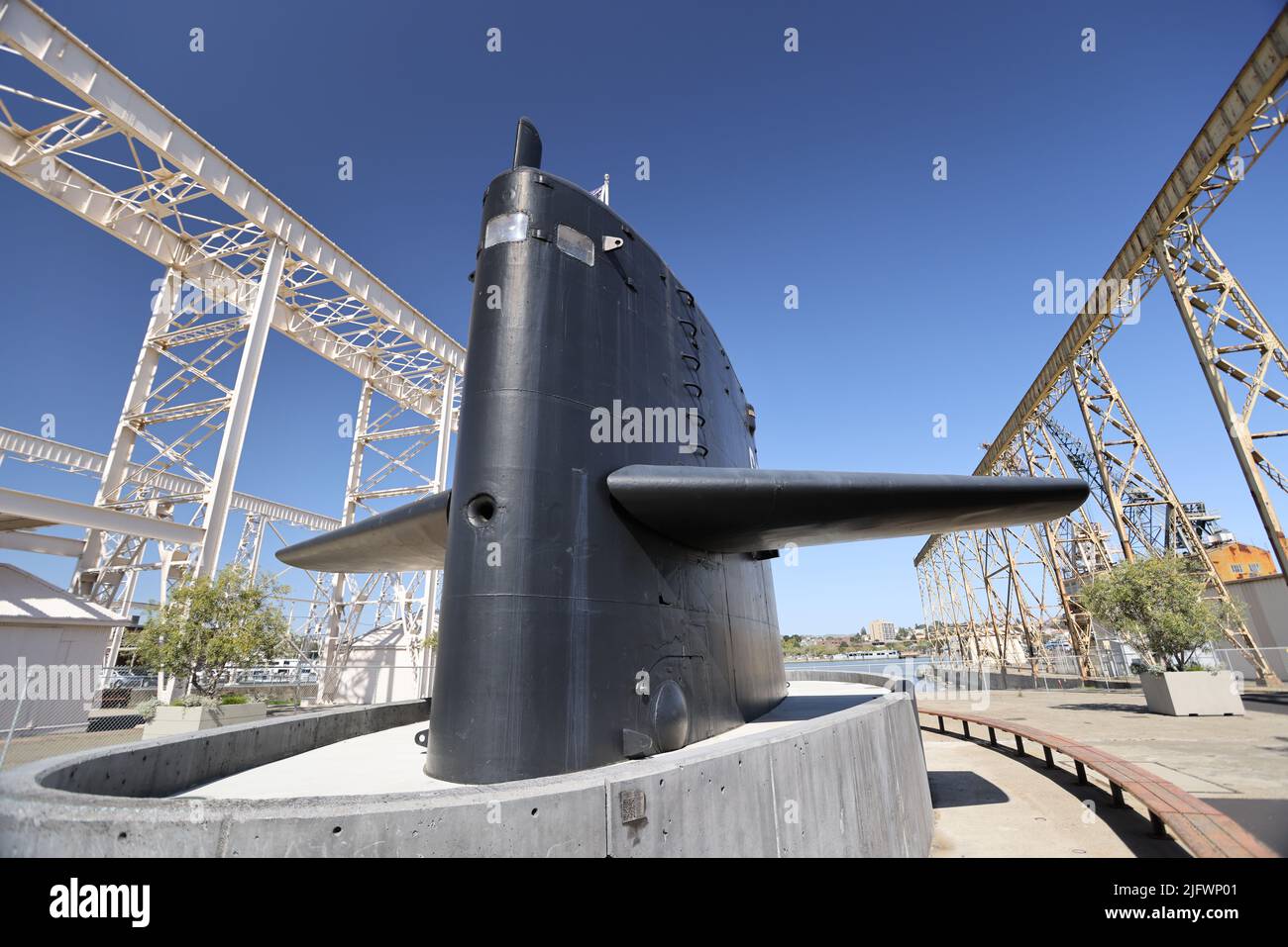 The USS Mariano G. Vallejo monument in Vallejo California Stock