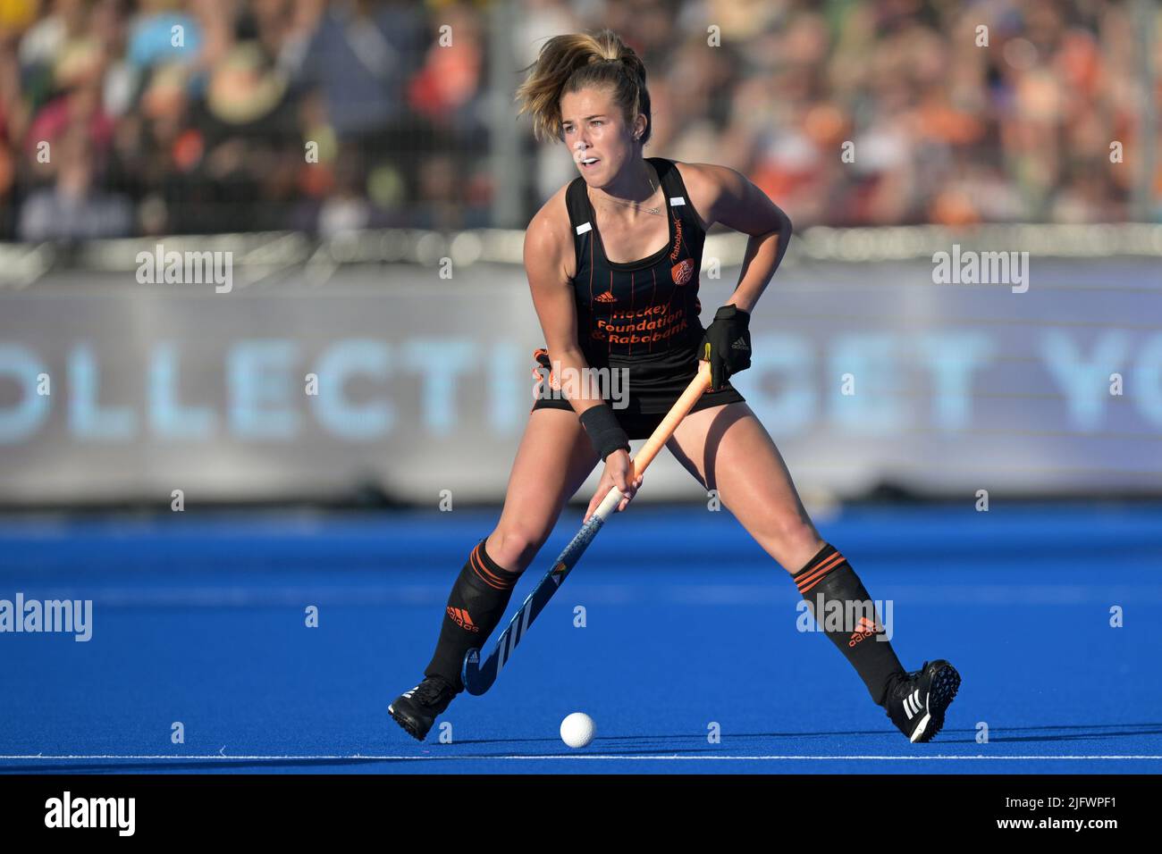 AMSTERDAM Kan de Waard of Holland hockey women during the FIH Hockey