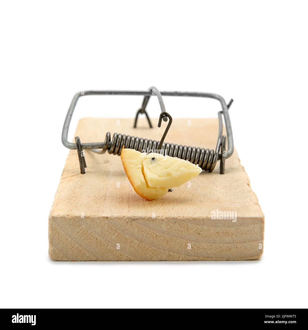 mousetrap isolated on white background Stock Photo