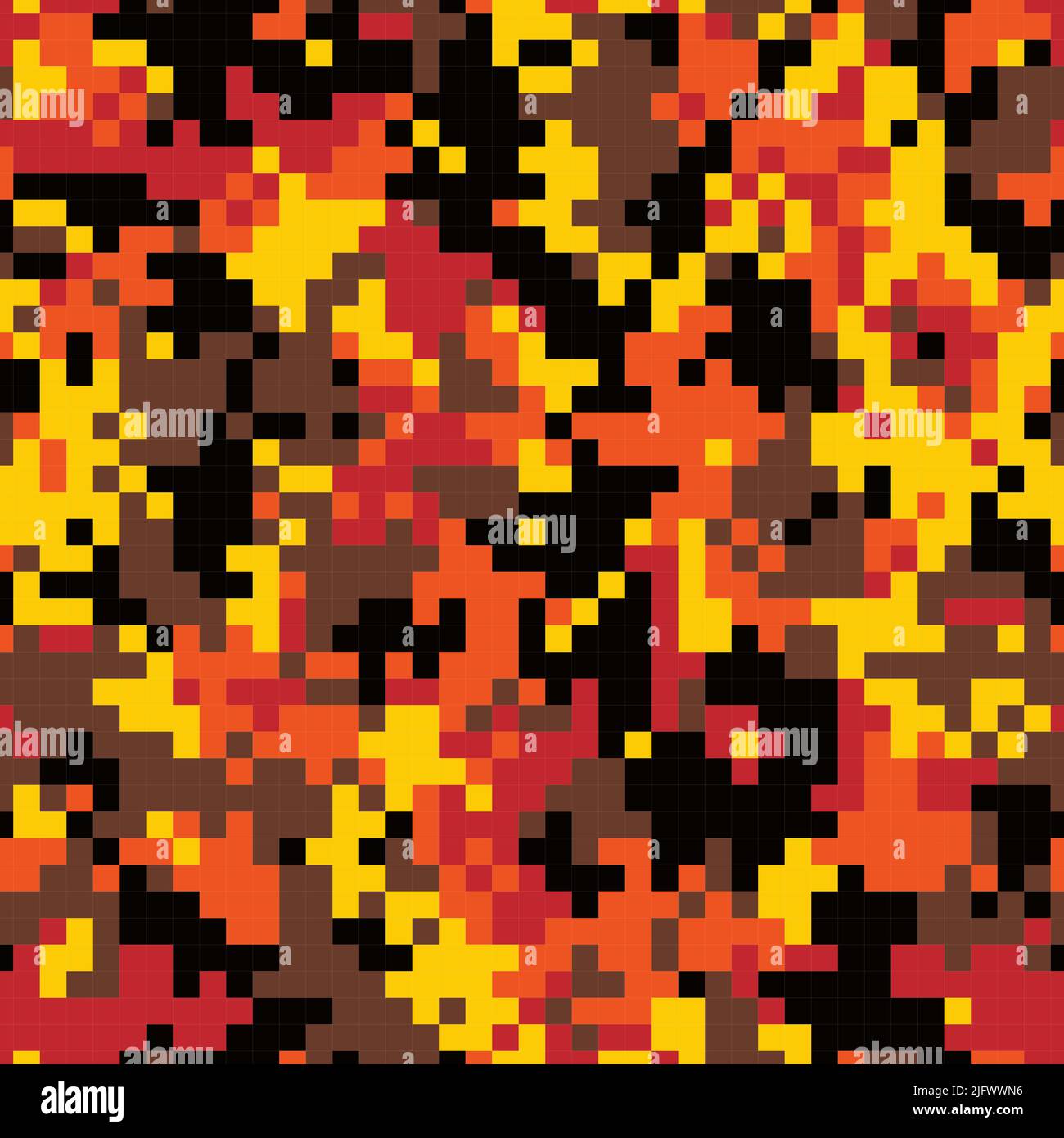 Abstract Pixel Texture with Squares for Banner, Card, Web or Textile Prints Stock Vector