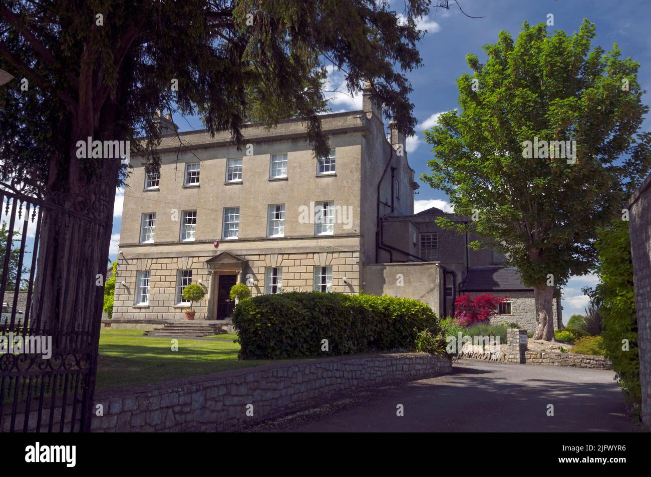 Saltford House, High Street, Saltford near Bristol, June 2022 Stock